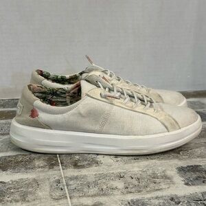 Hey Dude Karina Sneakers Slip On Natural Coconut White Women’s Size 8
